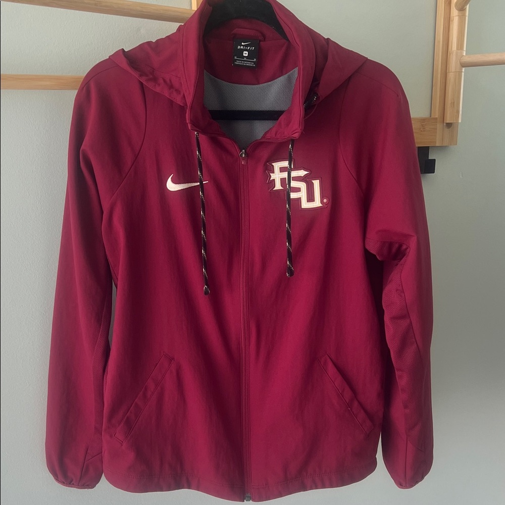 Nike Maroon FSU Hooded Jacket